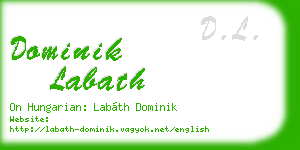 dominik labath business card