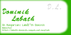 dominik labath business card